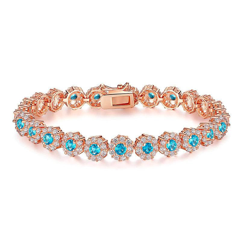 Turquoise Crystal Bracelet