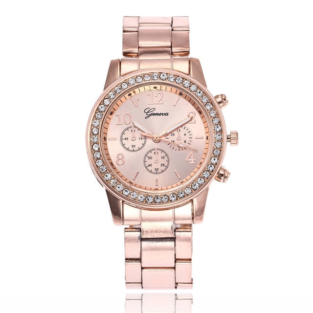 Rose Gold &amp; Silver Watch