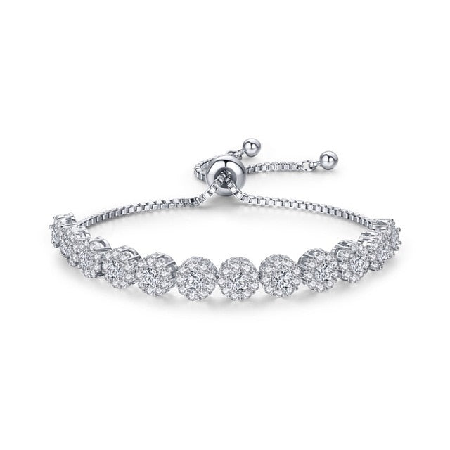 Round Diamond Chain Bracelet