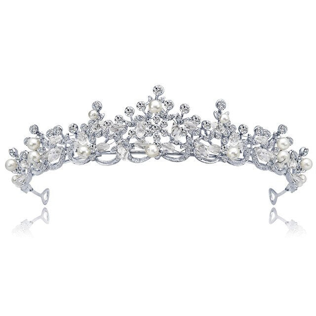 Vintage Silver Wedding Crown