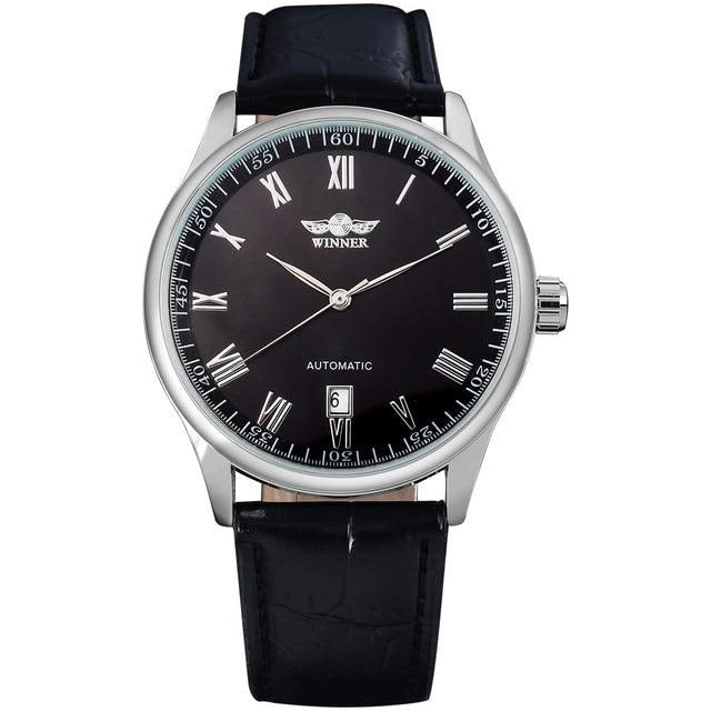 Leather Strap Men&#39;s Watch